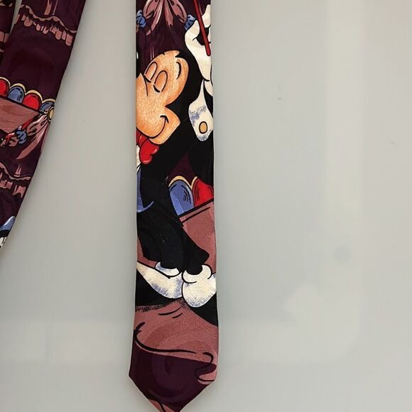 ‎Disney Leeds International 100% Silk Tie Made In Italy - Picture 6 of 9